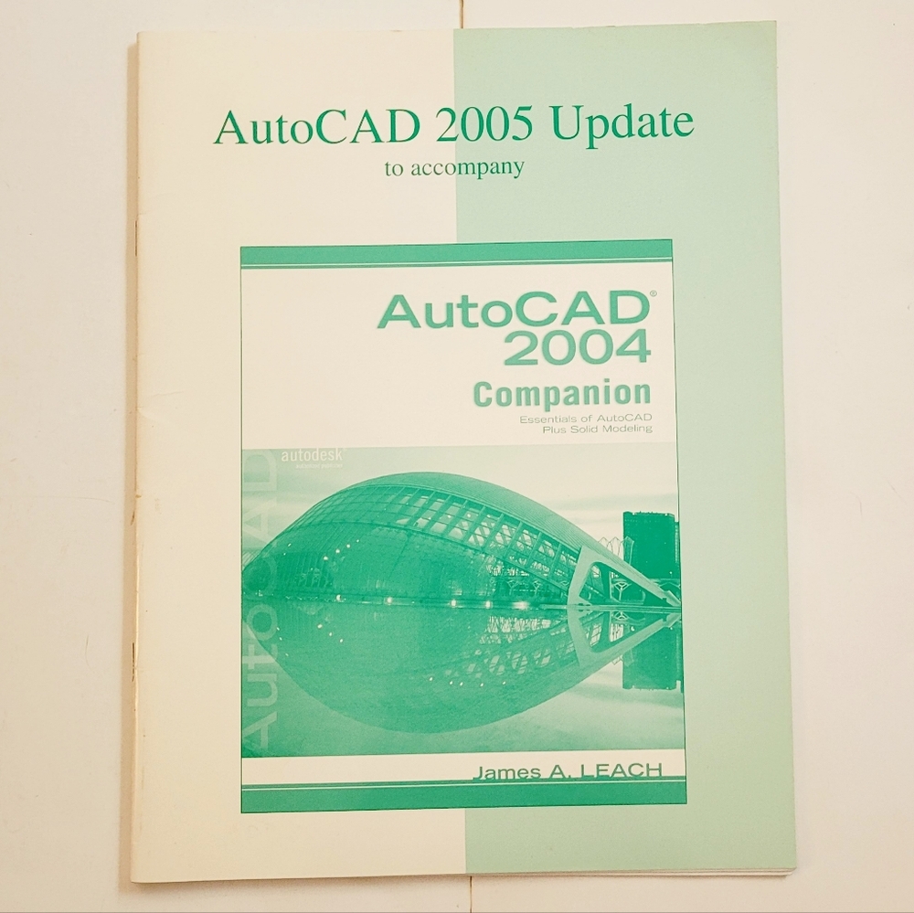 Vintage AutoCAD 2005 Update Booklet